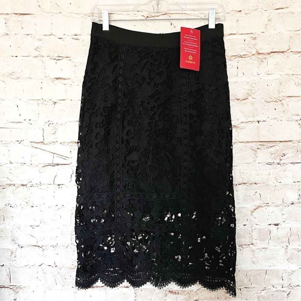 JOA Evereve lace pencil skirt